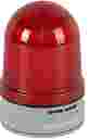 WERMA D85 Rotate/Flash/Blink/Sounder 24VDC RED Beacon, complete with flat base. IP66