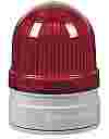 WERMA D62 Perm./Flash 24VDC RED Beacon, complete with flat base. IP66