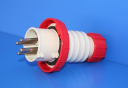 GEWISS IEC309 FAST STR PLUG IP67 RED 415V 6H 16AMPS 3P+E (while stocks last - replaced by GW60030FH)