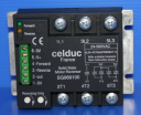 CELDUC SSR REVERSING RELAY, 3PH, 24-520VAC 3x6.6A (AC53), CONTROL 12-30VDC