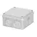 GEWISS 44CE JUNCTION BOX (WALLS w/CABLE GLANDS) IP55, STD DEPTH GREY, 100 x 100 x 50mm