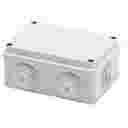 GEWISS 44CE JUNCTION BOX (WALLS w/CABLE GLANDS) IP55, STD DEPTH GREY, 120 x 80 x 50mm