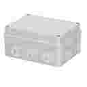 GEWISS 44CE JUNCTION BOX (WALLS w/CABLE GLANDS) IP55, STD DEPTH GREY, 150 x 110 x 70mm