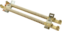 EARTH/NEUTRAL BAR ASSEMBLY 24 WAY 3 STUD 100A FOR CVS DIST.BD ( nett pricing )