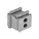 SPP 2X7G - DES INSERT - SMALL, GREY - 2 HOLE, CABLE Ø7 mm