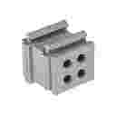 SPP 4X6G - DES INSERT - SMALL, GREY - 4 HOLE, CABLE Ø6 mm