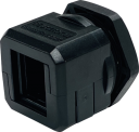 DES CLICK 32B - SPLITTABLE CABLE GLAND, BLACK - WITH LOCKNUT M32