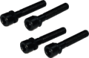DES V 4 - MOUNT SCREWS (Set of 4) - AISI304 w/BLACK FINISH - FOR DES-24-16-10