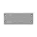 DES-PDM 24/25G - ENTRY PLATE, GREY - 148.6L x 59.6H mm, 25x CABLES MAX