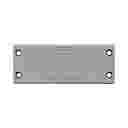 DES-PDM 24/42G - ENTRY PLATE, GREY - 148.6L x 59.6H mm, 42x CABLES MAX