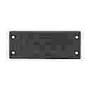 DES-PDM 24/15B - ENTRY PLATE, BLACK - 148.6L x 59.6H mm, 15x CABLES MAX