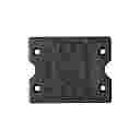 DES-PDM Q/13B - ENTRY PLATE, BLACK - 74L x 60H mm, 13x CABLES MAX