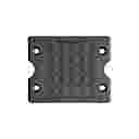 DES-PDM Q/25B - ENTRY PLATE, BLACK - 74L x 60H mm, 25x CABLES MAX