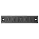 DES-PDM-S 112/7B - ENTRY PLATE, BLACK - 150L x 32H mm, 7x CABLES MAX