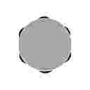 DES-PDM M63/14G - ENTRY PLATE, GREY - Ø77mm/M63x1.5, 14x CABLES MAX