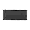 DES-PDM KN/72B - ENTRY PLATE, BLACK - 221L x 90H mm, 72x CABLES MAX