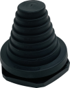 DES-PDP 63B - ENTRY UNIT, BLACK - PYRAMID-SHAPED, CABLE Ø23-55 mm