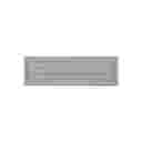 DES-PM 24/50G - ENTRY PLATE, GREY - 144L x 46H mm, 50x CABLES MAX
