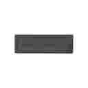 DES-PM 24/12B - ENTRY PLATE, BLACK - 144L x 46H mm, 12x CABLES MAX