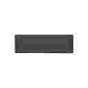 DES-PM 24/20B - ENTRY PLATE, BLACK - 144L x 46H mm, 20x CABLES MAX