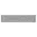 DES-PM-S 112/21G - ENTRY PLATE, GREY - 130L x 28H mm, 21x CABLES MAX