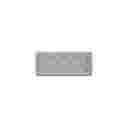 DES-PM-S 46/7G - ENTRY PLATE, GREY - 64L x 28H mm, 7x CABLES MAX
