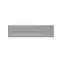 DES-PM-S 86/17G - ENTRY PLATE, GREY - 103L x 28H mm, 17x CABLES MAX