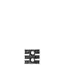 AP 39 - STRAIN RELIEF MODULE - 3-TEETH, SCREW FIXING, NO BUSHINGS