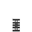 AP 70 - STRAIN RELIEF MODULE - 5-TEETH, SCREW FIXING, NO BUSHINGS