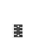 AP 60 BA4 - STRAIN RELIEF MODULE - 4-TEETH, SCREW FIXING, BUSHINGS M4 AL