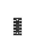 AP 87 BA4 - STRAIN RELIEF MODULE - 6-TEETH, SCREW FIXING, BUSHINGS M4 AL