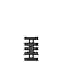 AP 70 BA5 - STRAIN RELIEF MODULE - 5-TEETH, SCREW FIXING, BUSHINGS M5 AL