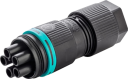 TEEPLUG CONNECTOR MINI-SOCKET 5P 17.5A D7-13.5 IP68