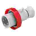 GEWISS IEC309 HP STR PLUG IP66/67/68/69 RED 415V 6H 16AMPS 3P+E w/PHASE INVERTER
