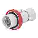 GEWISS IEC309 HP STR PLUG IP66/67/68/69 RED 415V 6H 16AMPS 3P+N+E w/PHASE INVERTER