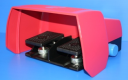 BERNSTEIN FOOTSWITCH DOUBLE, 3-STAGE 2NC/2NO PER PEDAL w/SAFETY LATCH OFF - WITH GUARD (F2-SU1ZUV1DR/SU1ZUV1DR UN)