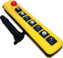 TER NPA PENDANT 8-WAY:  6x 2-SPEED BUTTONS + E/STOP + 2 POS KEY SWITCH