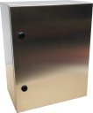 CVS SS304 ENCLOSURE 500H x 400W x 150D, 1-DOOR c/w GEAR PLATE (no brackets)