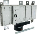 GHISALBA LOAD BREAK SWITCH 4 POLE 630A (AC-22) - c/w BLACK HANDLE & EXT SHAFT