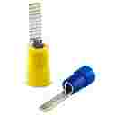 DENKER BLADE TERMINAL 10MM X 1.5MM2 INSUL RED 100/BAG