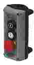TER VICTOR CONTROL STN GREY 3 HOLE - 1 x 1NO UP ARROW + 1NO DOWN ARROW BUTTONS + E/STOP 1NC