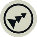 TER NPA DISC INSERT - WHITE WITH 3-SPEED ARROW