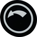TER NPA DISC INSERT - BLACK WITH 2-SP L/H ARROW ROTATE