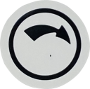 TER NPA DISC INSERT - WHITE WITH 2-SP R/H ARROW ROTATE