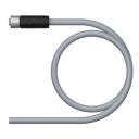 TURCK M12 2metre POWER CABLE, L-coded, Female connector, straight, 5pin, PUR Grey jacket
