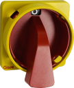 GAVE PADLOCKABLE SHORT HANDLE D2/D3 LDA-63A RED/YELLOW