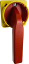GAVE PADLOCKABLE LEVER HANDLE D2/3 LDA-63A-250A RED/YELLOW
