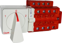 GAVE LD CHANGEOVER SWITCH 4P 63A AC-22 + AUX, DIN RAIL MOUNT