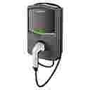 GEWISS EV CAR CHARGER 11kW - THREE PHASE, TYPE 2 w/5m LEAD 16A & DC LEAK PROTECTION 6mA