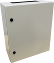 CVS METAL ENCLOSURE 600H x 500W x 200D, 1-DOOR c/w GEAR PLATE & WALL BRACKETS